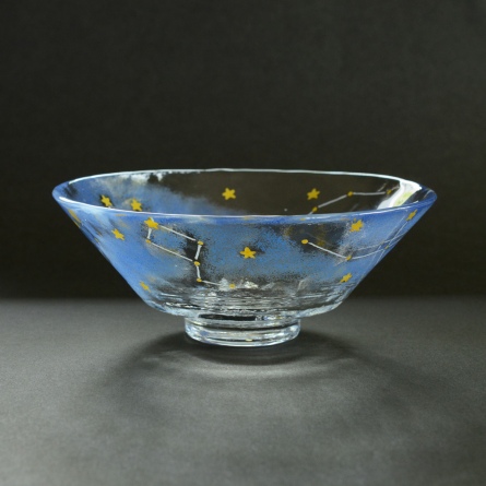 Glass Hira Chawan Natsu no Seiza