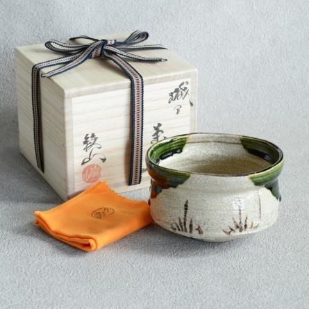 Oribe Kutsugata Chawan 