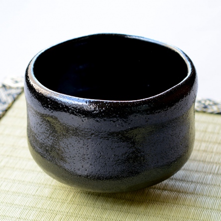 黒楽茶碗 円楽 茶器＆茶道具 抹茶碗 - Sazen Tea