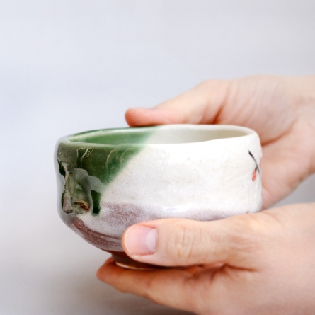 Small Chawan Oribe Ume