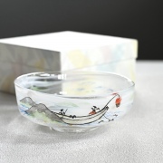 Glass Badarai Chawan Ukai Fūkei